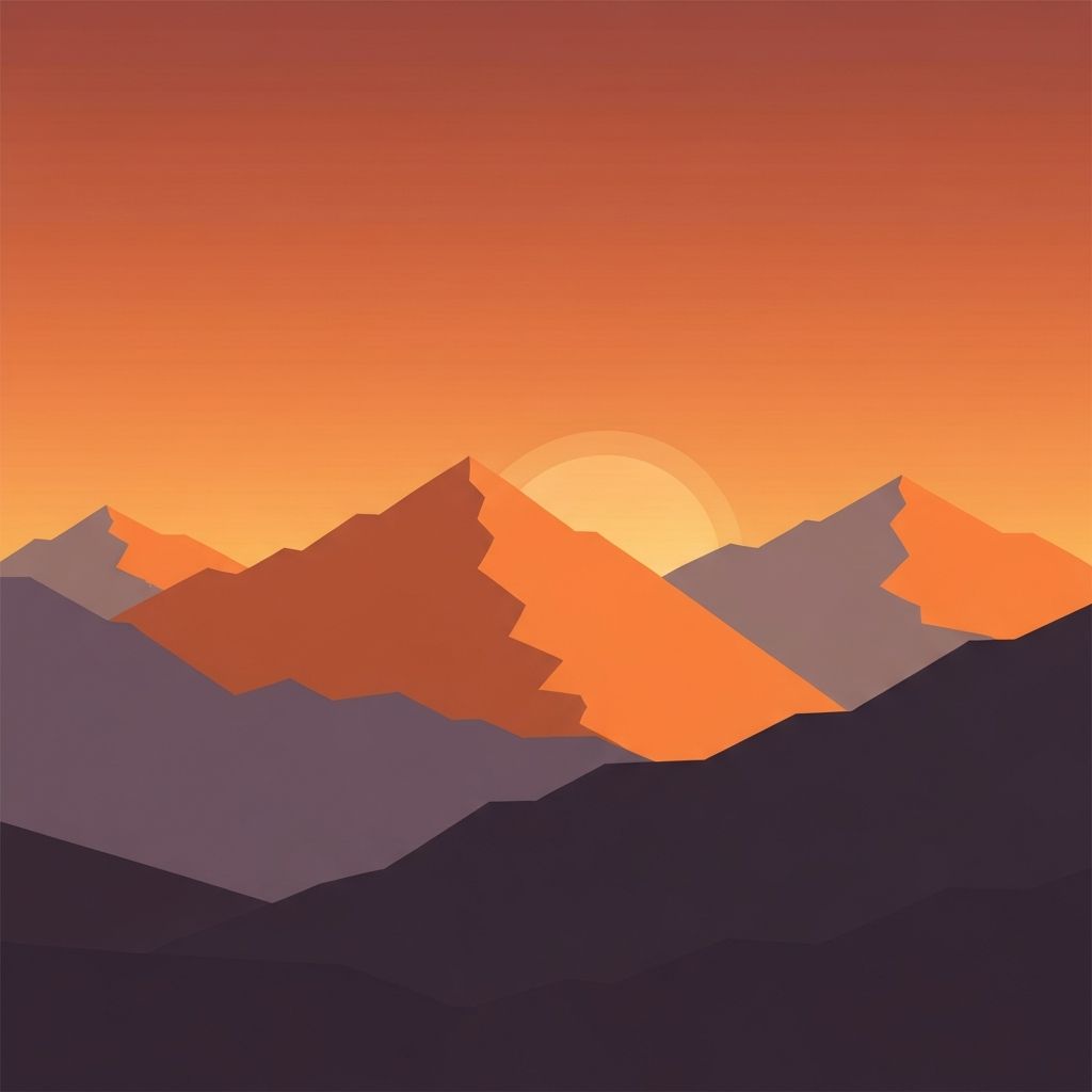 Mountain Landscape Print